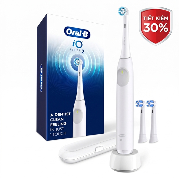 Bàn chải điện Oral-B iO Series 2 (Kèm 3 đầu bàn chải thay thế)