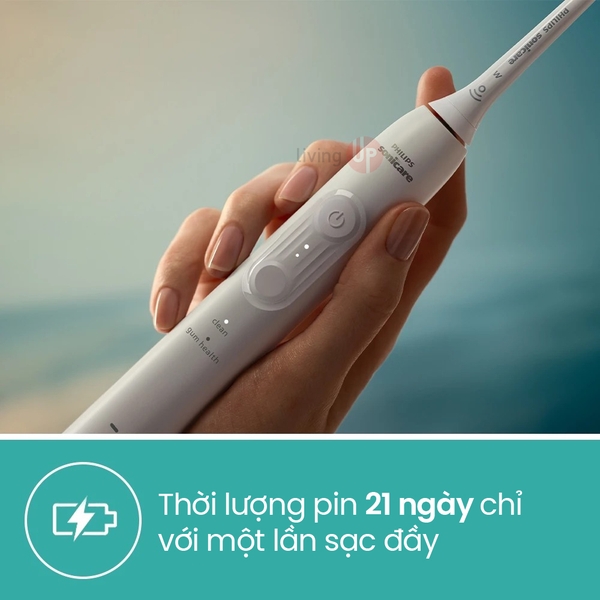 Combo bàn chải điện Philips Sonicare 4100 HX4043 và máy tăm nước Philips HX3826/31
