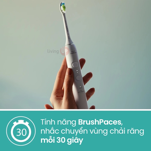 Combo bàn chải điện Philips Sonicare 4100 HX4043 và máy tăm nước Philips HX3826/31