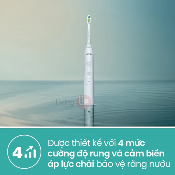Combo bàn chải điện Philips Sonicare 4100 HX4043 và máy tăm nước Philips HX3826/31