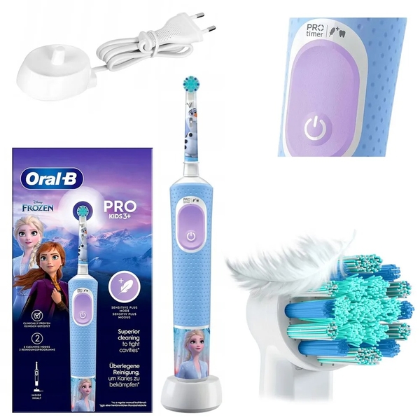 Bàn chải điện trẻ em Oral-B Pro Kids 3+ (Cho bé từ 3 tuổi) - Mẫu mới 2024