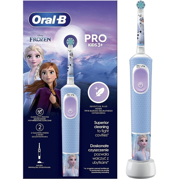 Bàn chải điện trẻ em Oral-B Pro Kids 3+ (Cho bé từ 3 tuổi) - Mẫu mới 2024