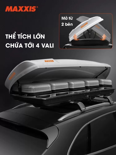 (Cho thuê) Bộ giá nóc ô tô Maxxis dạng phi thuyền (đã bao gồm thanh ngang và dụng cụ lắp đặt)