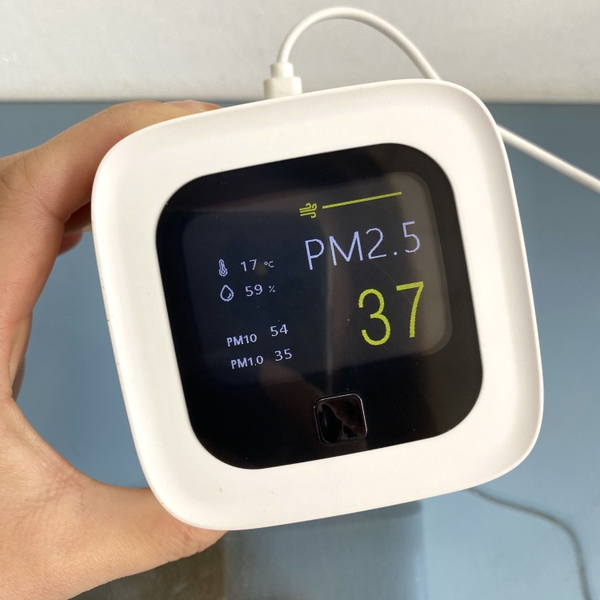 Cảm biến phòng điều hòa đo bụi mịn, nhiệt độ, độ ẩm Broadlink Wifi SN A2 (Có hỗ trợ kết nối App) đo PM2.5/PM10/PM1