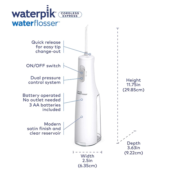 Máy tăm nước Waterpik Cordless Express WF-02
