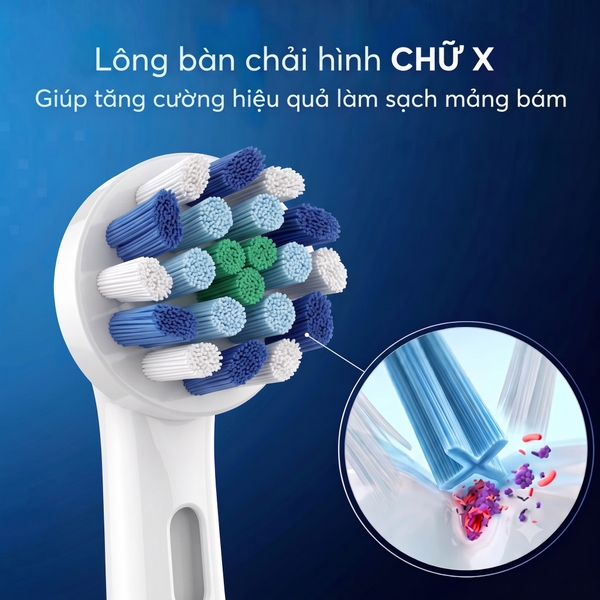 (Hộp 8) Đầu bàn chải điện 9pmcare iO Fit lắp cho Oral-B iO Series