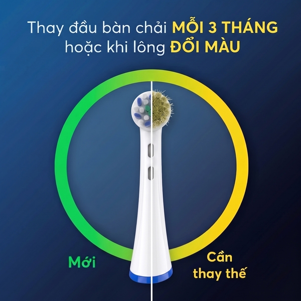 (Hộp 8) Đầu bàn chải điện 9pmcare iO Fit lắp cho Oral-B iO Series