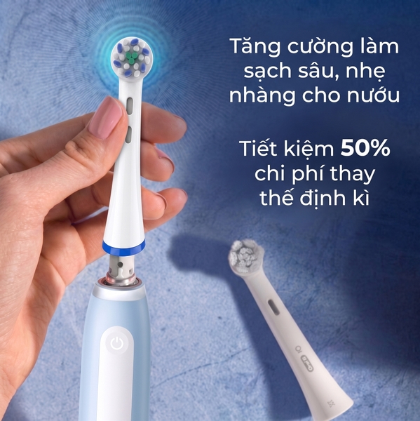 (Hộp 8) Đầu bàn chải điện 9pmcare iO Fit lắp cho Oral-B iO Series