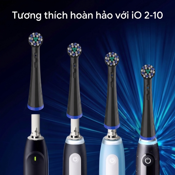 (Hộp 8) Đầu bàn chải điện 9pmcare iO Fit lắp cho Oral-B iO Series