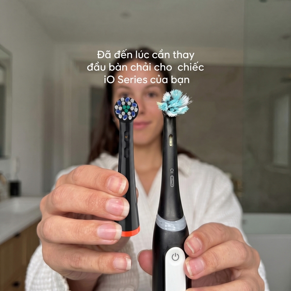 (Hộp 8) Đầu bàn chải điện 9pmcare iO Fit lắp cho Oral-B iO Series