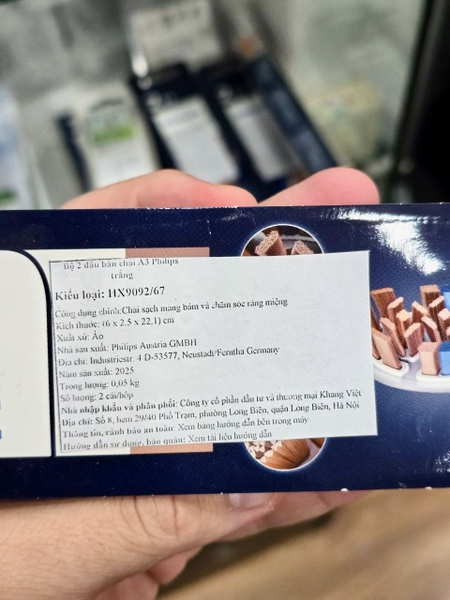 Đầu bàn chải điện Philips Sonicare các loại C1,C2, G2, W,C3,G3, W3, A3