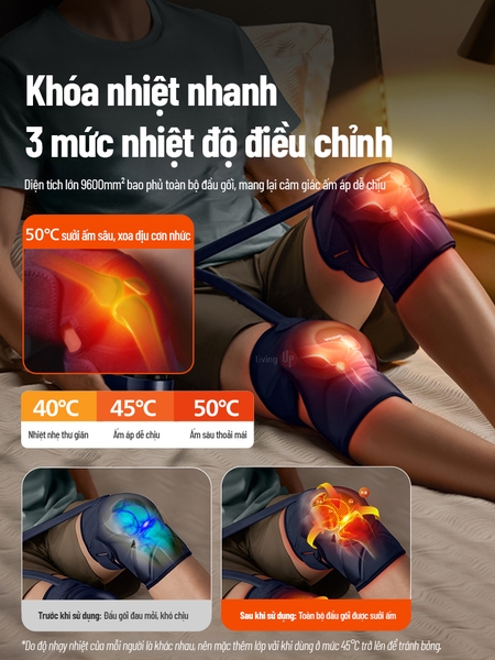 Máy massage và hỗ trợ triệu liệu đầu gối Philips PPM5521