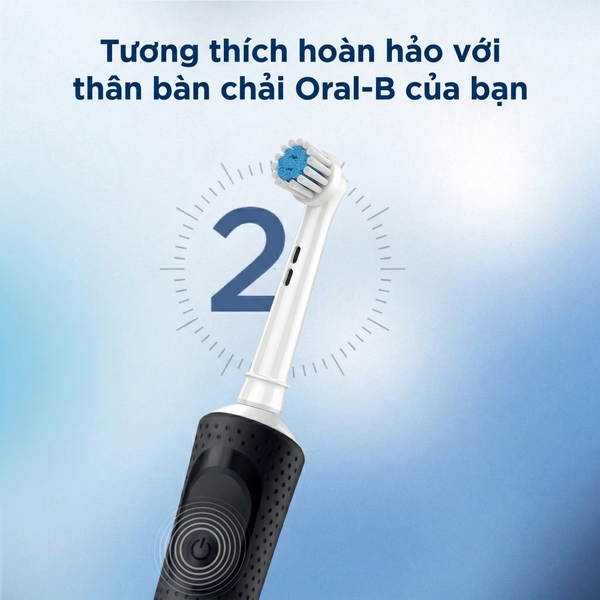 [Hộp 10c] Đầu bàn chải điện 9pmcare Ultra Thin & Soft tương thích Oral-B Vitality, Pro, Genius