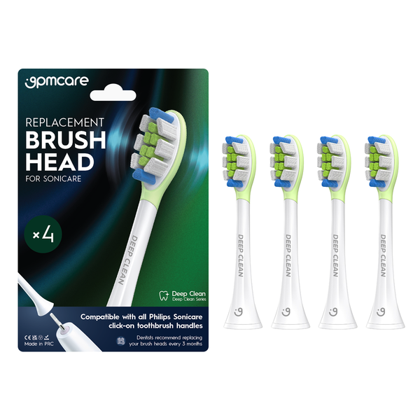 Đầu bàn chải Sonicare làm sạch sâu 9pmcare Deep Clean (Hộp 4) – tương thích Philips Sonicare