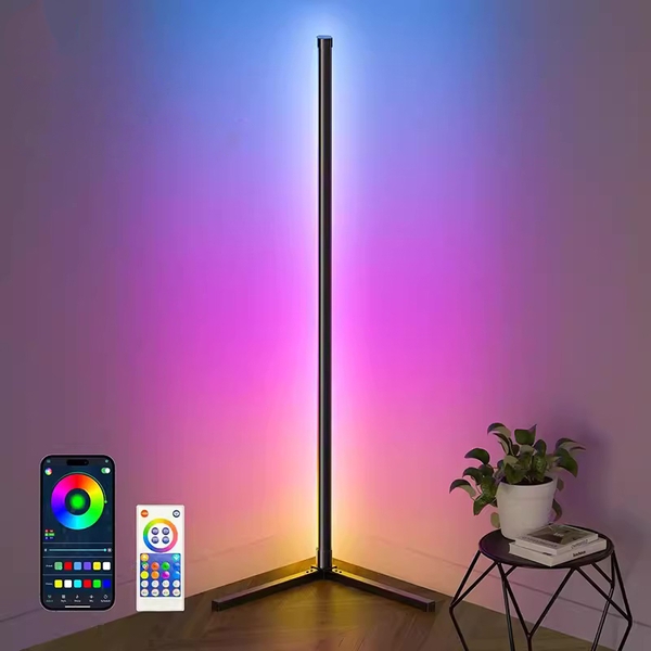 Đèn LED RGB đứng thông minh Tuya trang trí phòng khách, phòng làm việc (điều khiển App, trợ lý ảo Google, Alexa)