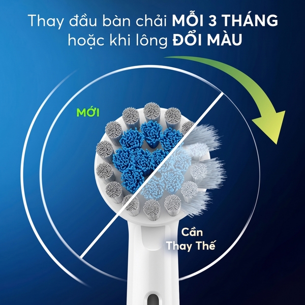 [Hộp 10c] Đầu bàn chải điện 9pmcare Ultra Thin & Soft tương thích Oral-B Vitality, Pro, Genius