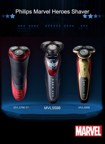 Máy cạo râu Philips 5000 Marvel Hero Series MVL5598 - Phiên bản Captain America