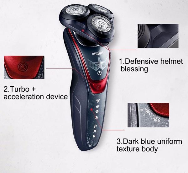 Máy cạo râu Philips 5000 Marvel Hero Series MVL5598 - Phiên bản Captain America