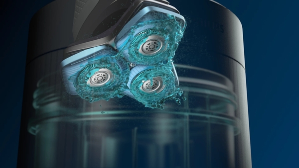 Hộp vệ sinh máy cạo râu tự động Philips Quick Cleaning Pod QCP10/01