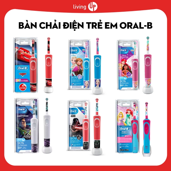 Combo bàn chải điện gia đình Oral-B iO Series 7 và Oral-B Kids