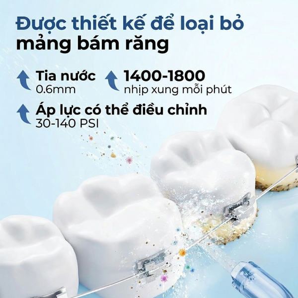 Máy tăm nước cầm tay 9pmcare UltraClean L15 - Long Battery Edition