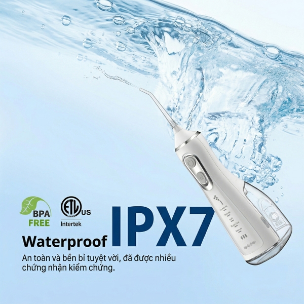 Máy tăm nước cầm tay 9pmcare UltraClean L15 - Long Battery Edition