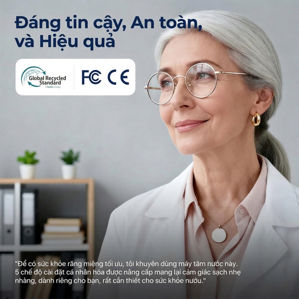Máy tăm nước cầm tay 9pmcare UltraClean L15 - Long Battery Edition