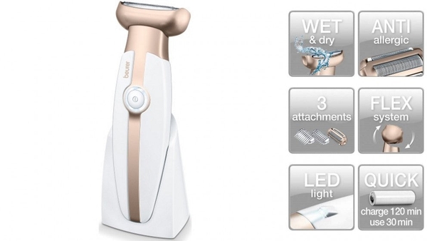 Máy cạo lông, tẩy da chết toàn thân Beurer HL35 For Lady