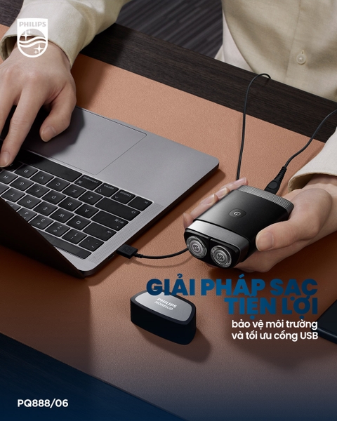 Máy cạo râu du lịch cao cấp Philips Compact Shaver On-the-Go