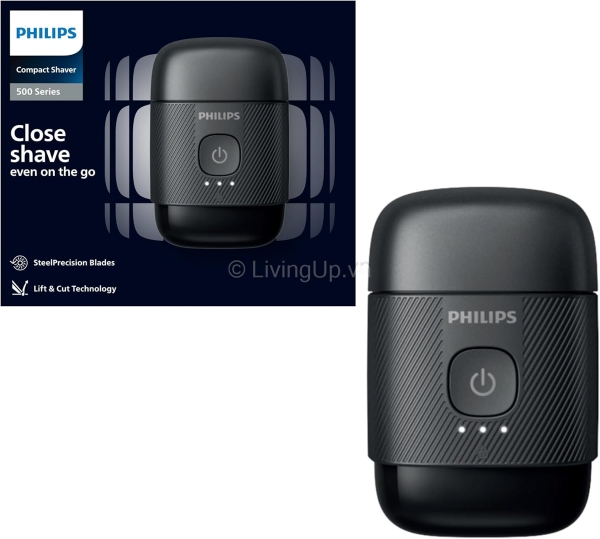 Máy cạo râu du lịch cao cấp Philips Compact Shaver 500 Series S591/05