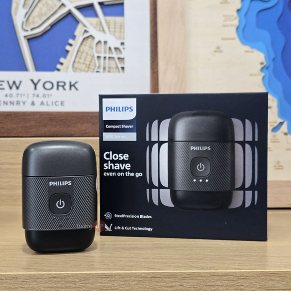 Máy cạo râu du lịch cao cấp Philips Compact Shaver 500 Series S591/05