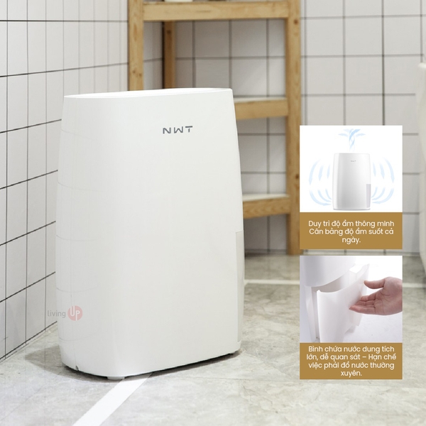 Máy hút ẩm thông minh WIDETECH (Bản Quốc Tế) 18L