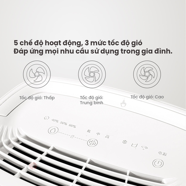 Máy hút ẩm thông minh WIDETECH (Bản Quốc Tế) 18L