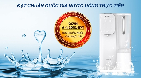 Máy lọc nước RO nóng lạnh để bàn Philips ADD6912WH/74