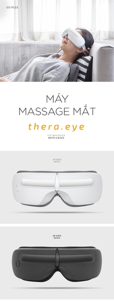 Máy massage mắt Duplex DP-EM50 2022 (3 chế độ massage chuyên sâu)