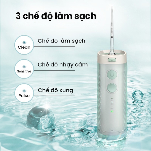 Máy tăm nước du lịch Philips Sonicare Portable Flosser HX3331