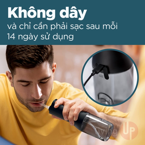Máy tăm nước Philips Sonicare Cordless Power Flosser 3000