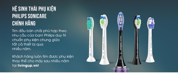 Set đôi bàn chải điện Philips Sonicare DiamondClean 9000