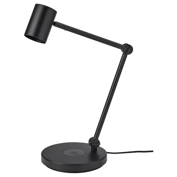 Đèn bàn làm việc kèm đế sạc không dây IKEA GRINDEBO