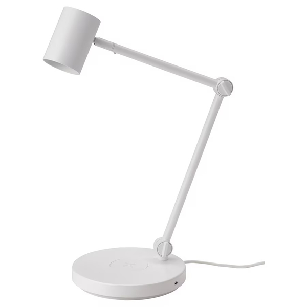 Đèn bàn làm việc kèm đế sạc không dây IKEA GRINDEBO