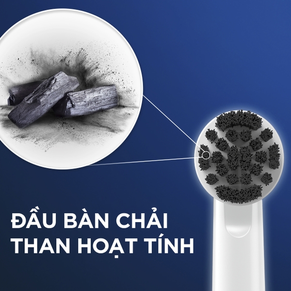Bàn chải điện Oral-B Smart 2200 - Than hoạt tính