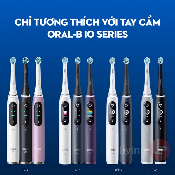Đầu bàn chải điện thay thế cho Oral-B iO Series 3, 4, 5, 6, 7, 9, 10