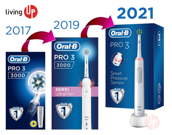 Bàn chải điện Oral-B Pro 3 3000 (mẫu mới 2025)