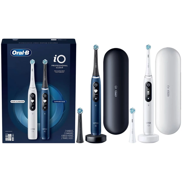 Oral-B iO Series 7 (Xanh & Trắng) - Set 2 bàn chải
