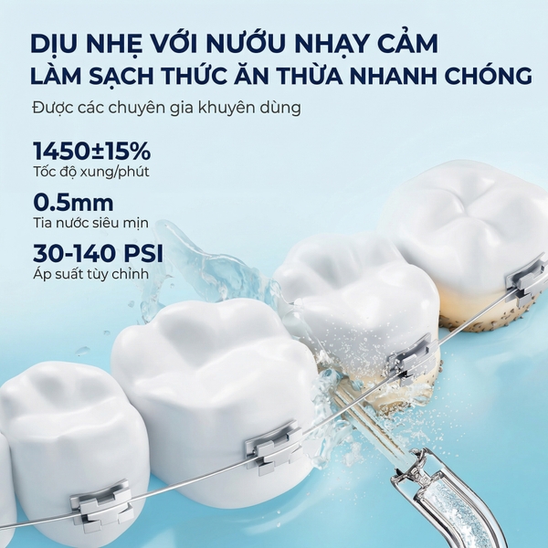 Máy tăm nước du lịch 9pmcare Easy Go Mini