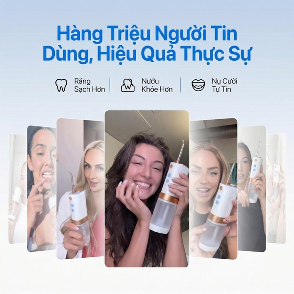 Máy tăm nước du lịch 9pmcare Easy Go Mini