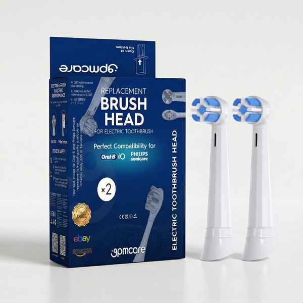 Đầu bàn chải điện 9pmcare iO Deep Clean tương thích với Oral-B iO Series 2-10