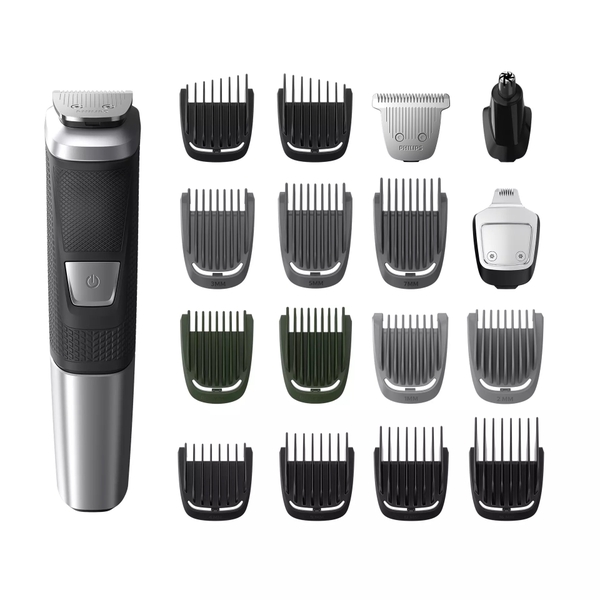 Tông đơ cắt tóc & máy cạo râu đa năng Philips Multigroom Series 5000 (18 Phụ kiện)
