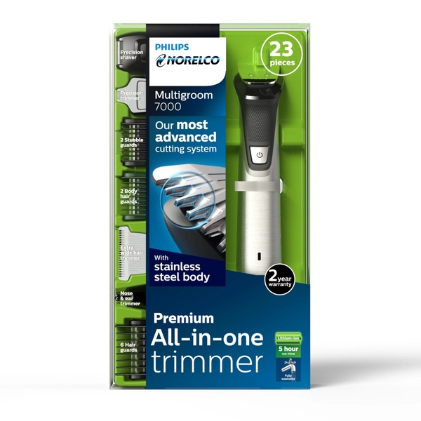 Tông đơ cắt tóc & máy cạo râu đa năng Philips Multigroom Series 7000 All-in-one