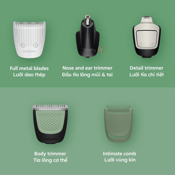 Tông đơ đa năng 11-in-1 Philips All-in-One Trimmer 5000 (Model 2026)